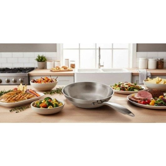 Bratpfanne Arthur Martin Grand Chef 20 cm Edelstahl 18/10 Induktion