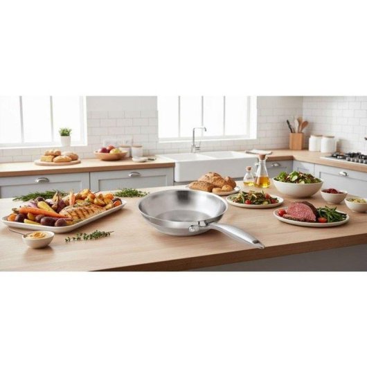 Bratpfanne Arthur Martin Grand Chef 20 cm Edelstahl 18/10 Induktion