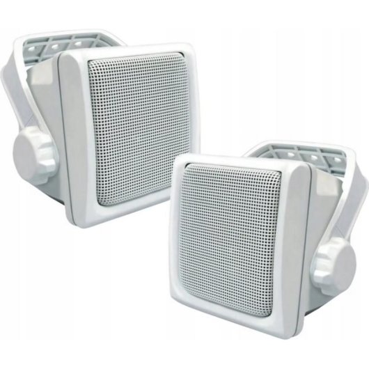 Haut-parleurs Excalibur PC 60W design moderne blanc