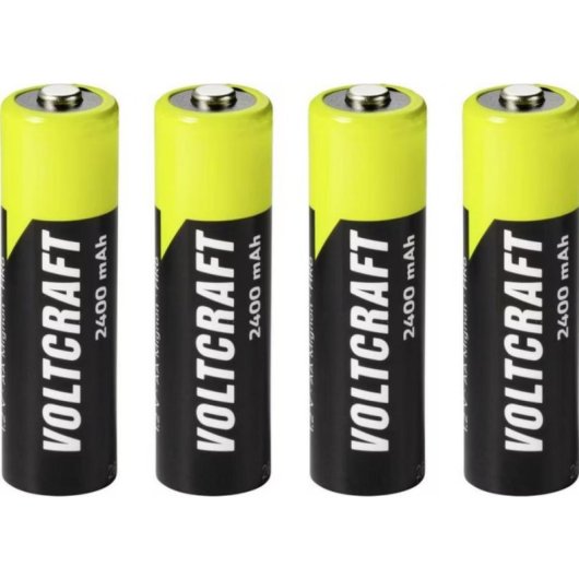 Pile rechargeable AA Voltcraft 2400 mAh NiMH pack 4 unités