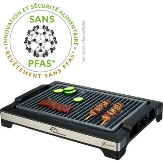 Parrilla Eléctrica Sobremesa Little Balance Easy 2000W 38x25 cm Microcerámica