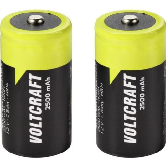 Batteria ricaricabile Voltcraft C 2500 mAh 1,2 V confezione da 2 unità