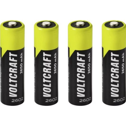 Pila recargable Voltcraft VC-17275465 AA NiMH 2650 mAh pack 4 unidades