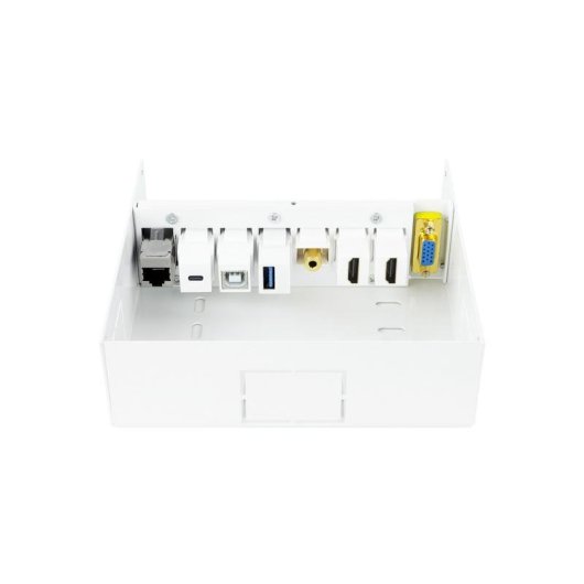 Scatola Connessioni Nanocable Multimediale Parete VGA HDMI USB-C RJ45