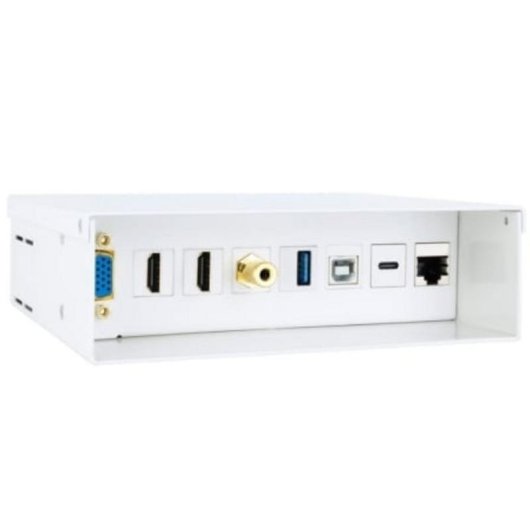 Scatola Connessioni Nanocable Multimediale Parete VGA HDMI USB-C RJ45