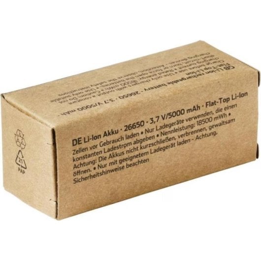 Akku Voltcraft 26650 Li-Ion 5000 mAh wiederaufladbar 3,7 V