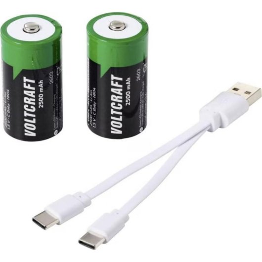 Acumulador recarregavel Voltcraft Baby C 2500 mAh 1,5 V