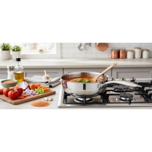 Sautéuse Arthur Martin Grand Chef 20 cm Aço Inoxidável 18/10 Indução