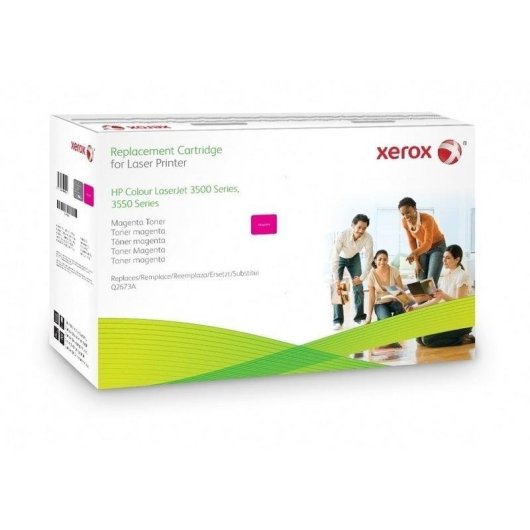 Cartucho de toner magenta Xerox compatível com HP Color LaserJet 3500/3550
