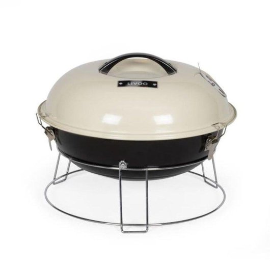 Barbecue à Charbon Portable Livoo DOC301 Ø34 cm Acier Émaillé