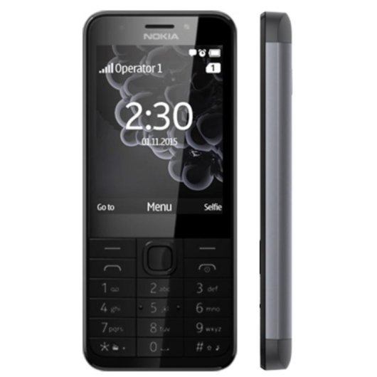 HMD Nokia 230 2G 2,8" Dual SIM 2 MP Flash LED Negro