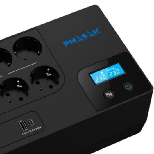 Sai Phasak 1050 VA Blei-Calcium Batterie 15 Minuten USB-A USB-C