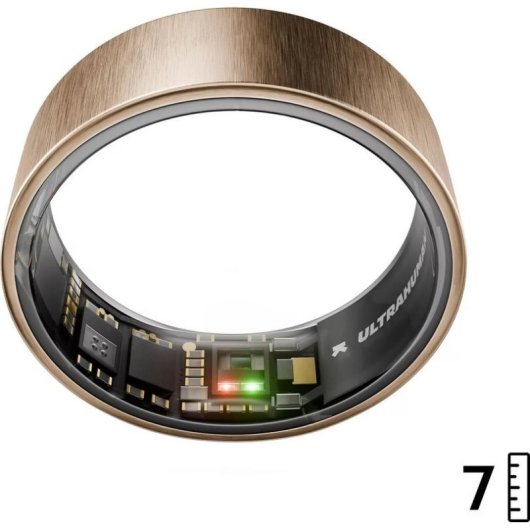 Anillo intelligent Ultrahuman Ring AIR Taille 7 Bluetooth 5.0 IPX7 6 jours Android iOS Or rose
