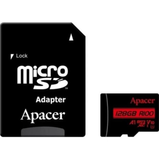 microSD-Karte Apacer 128GB UHS-I Klasse 10 mit SD-Adapter