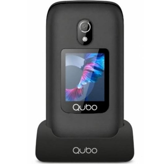 Qubo P-221BKC 4G 2,8" Double SIM Bouton SOS Noir