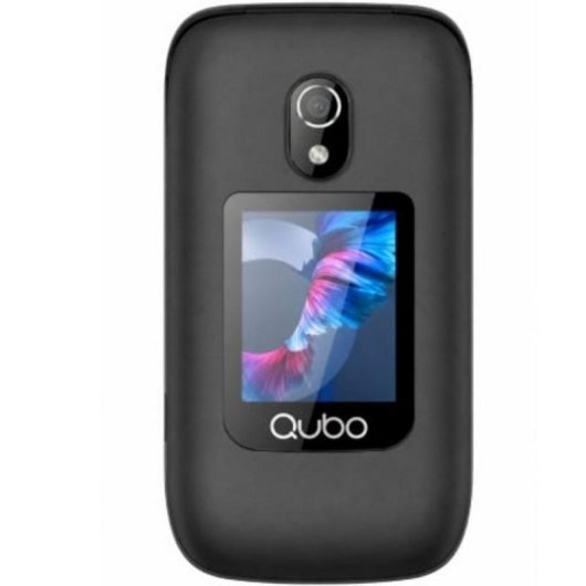 Qubo P-221BKC 4G 2,8" Double SIM Bouton SOS Noir