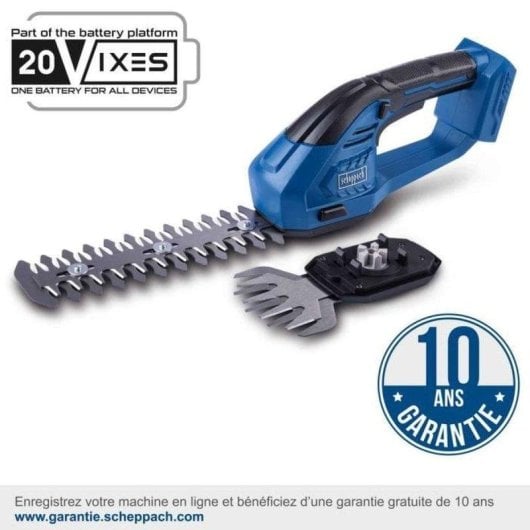 Cortacésped y cortasetos 2 en 1 Scheppach C-HTGS200-X inalámbrico 20V
