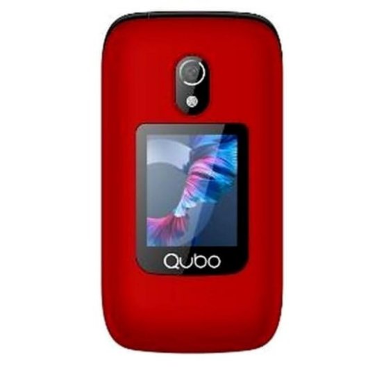 Qubo P-221RD 4G 2,8" Double SIM Bouton SOS Rouge