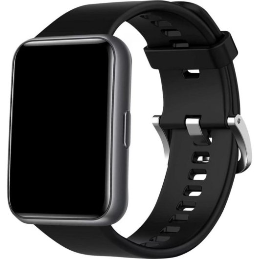 Bracelet Sport Avizar pour Huawei Watch Fit 2 Silicium Noir 20 mm