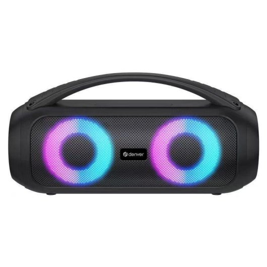 Altoparlanti Denver portatili stereo Bluetooth 40W con luci RGB