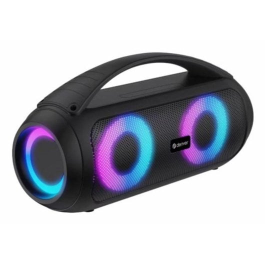 Altoparlanti Denver portatili stereo Bluetooth 40W con luci RGB