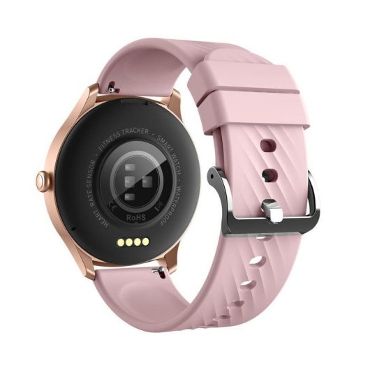 Denver SWC-387RO Bluetooth 1,43'' Or rose Bracelet rose Taille unique IP67 SpO2 Cardio