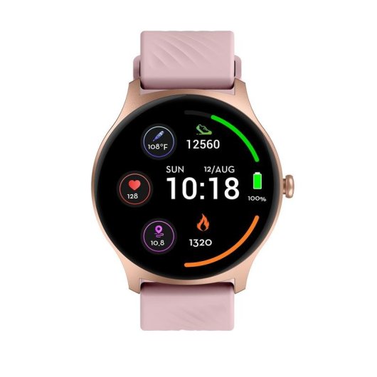 Denver SWC-387RO Bluetooth 1,43'' Or rose Bracelet rose Taille unique IP67 SpO2 Cardio
