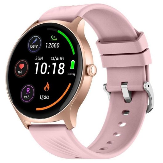 Denver SWC-387RO Bluetooth 1,43'' Or rose Bracelet rose Taille unique IP67 SpO2 Cardio