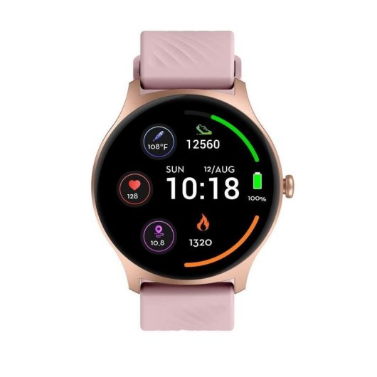 Denver SWC-387RO Bluetooth 1,43'' Or rose Bracelet rose Taille unique IP67 SpO2 Cardio