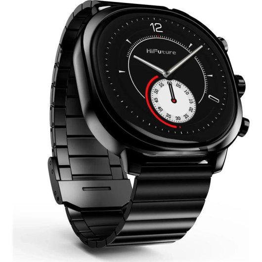 HIFUTURE AIX Bluetooth 1,43" Schwarz Edelstahl Wasserdicht 10m Herzfrequenzmesser