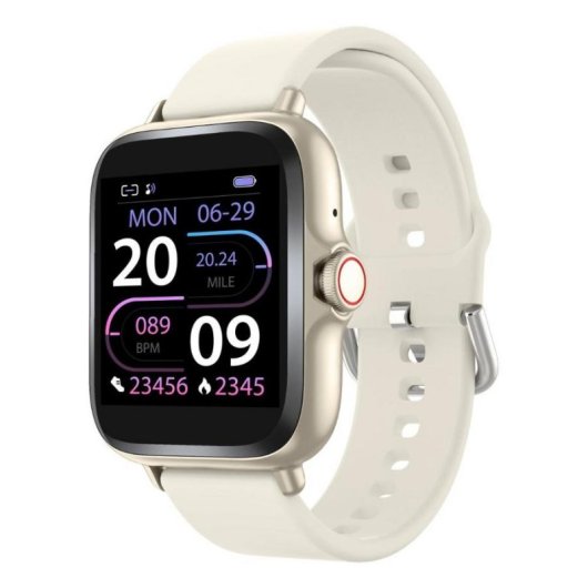 DENVER SWC-156BEMK2 Bluetooth 1,44" Bege Tamanho Único Cardiofrequencímetro Monitor Sono