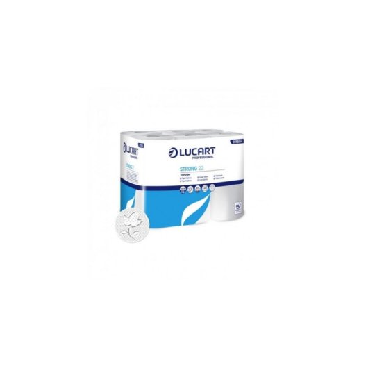Rolo Papel Higiênico Lucart Strong 22 Pack 12 unidades