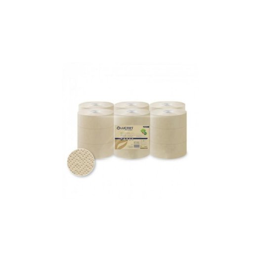 Rolo Papel Higiénico Lucart EcoNatural J130 Pack 18 unidades