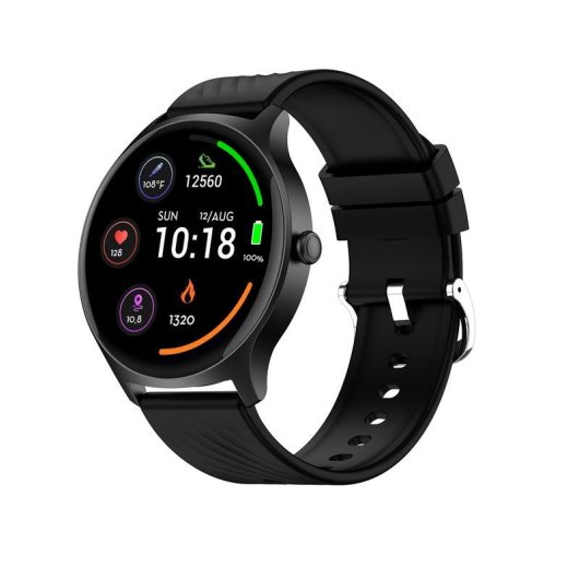 DENVER SWC-387B Bluetooth 1,43" Noir Taille Unique IP67 SpO2 Cardiofréquencemètre Tensiomètre