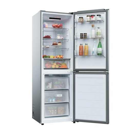 Frigorífico Combi Candy CNCQ2T6S18CX Total No Frost 185cm 315L C Plata