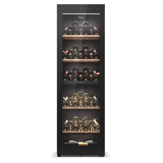 Vinoteca Haier HWS236GDEH1 236 botellas 2 zonas WiFi control LED antivibración