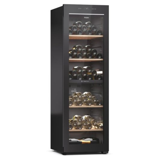 Vinoteca Haier HWS236GDEH1 236 botellas 2 zonas WiFi control LED antivibración