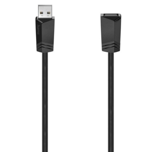 Cable USB 2.0 Hama 00200620 USB-A 3 metros Negro