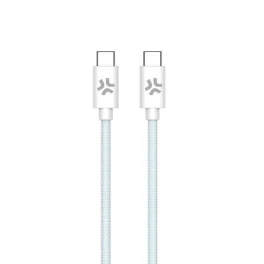 USB-C auf USB-C Kabel Celly Geflochten 1,5 m Schnellladen 100W