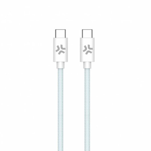 USB-C auf USB-C Kabel Celly Geflochten 1,5 m Schnellladen 100W