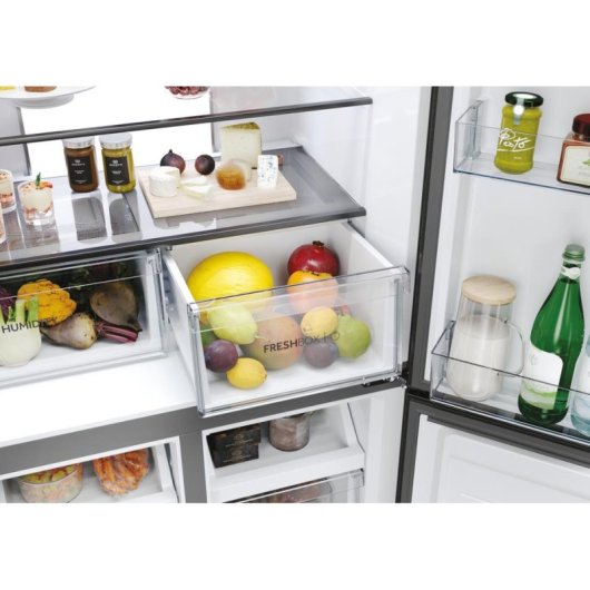 Réfrigérateur Multidoor Haier HCR7818DWPT No Frost 181,5cm 463L D Noir