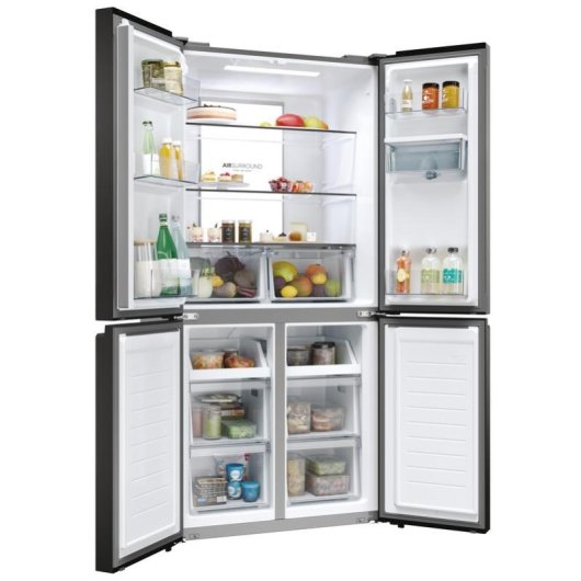 Réfrigérateur Multidoor Haier HCR7818DWPT No Frost 181,5cm 463L D Noir