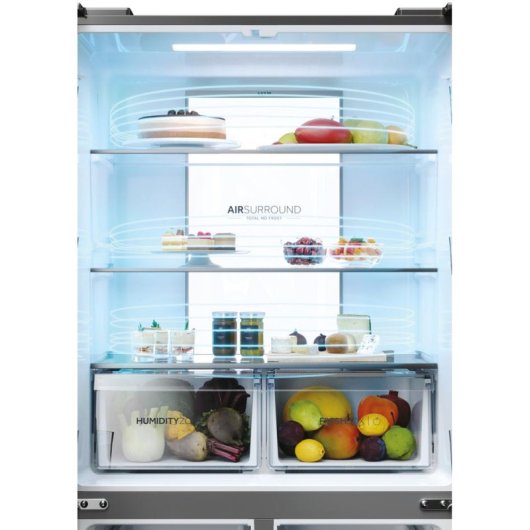 Réfrigérateur Multidoor Haier HCR7818DWPT No Frost 181,5cm 463L D Noir