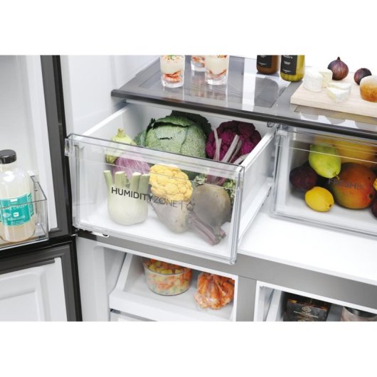 Réfrigérateur Multidoor Haier HCR7818DWPT No Frost 181,5cm 463L D Noir