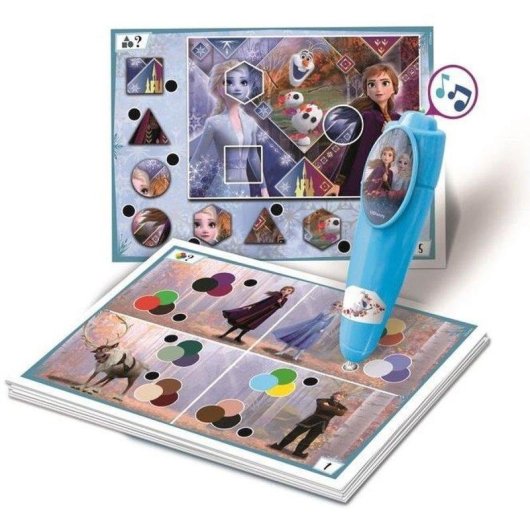 Juego educativo interactivo Clementoni Quizzy Disney Frozen 24 actividades lápiz electrónico