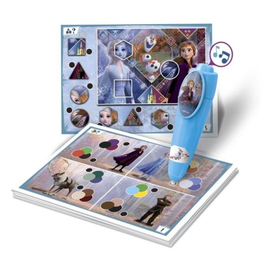 Juego educativo interactivo Clementoni Quizzy Disney Frozen 24 actividades lápiz electrónico