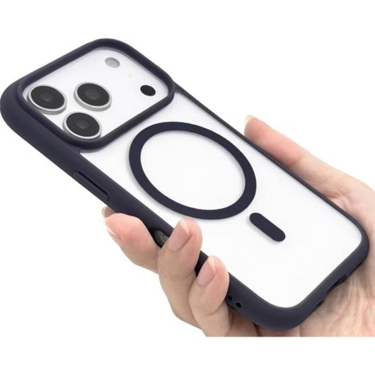 Funda para móvil Force Case FCAIRFRMAGIP17PBL Backcover Kunststoff Blau MagSafe für iPhone 17 Pro