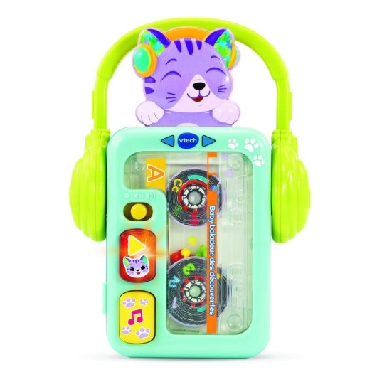 Juguete musical VTech Baby Baladeur des Découvertes portátil 40 melodías volumen ajustable