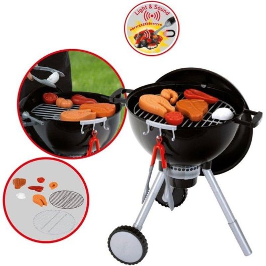Churrasqueira Infantil Klein Weber One-Touch Premium Luz Som Acessórios