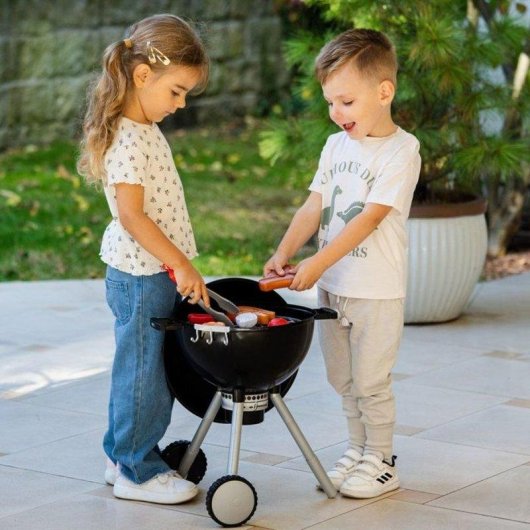 Churrasqueira Infantil Klein Weber One-Touch Premium Luz Som Acessórios